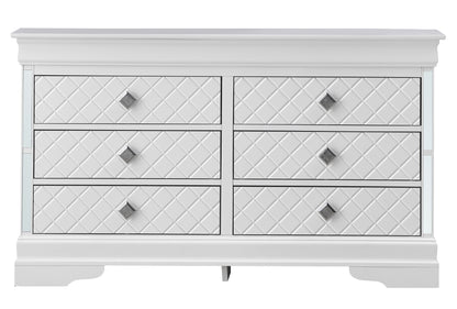 Verona - Stylish Dresser - Silver Champagne