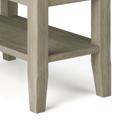 Acadian - Narrow Side Table, Handcrafted