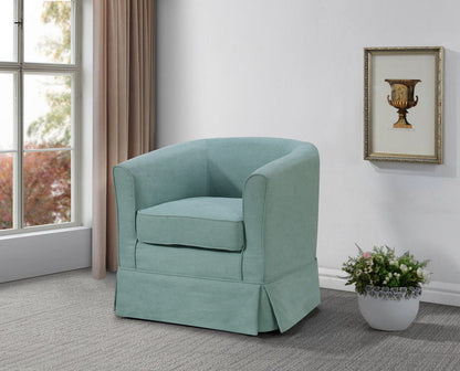 Tucker - Woven Fabric Swivel Barrel Chair