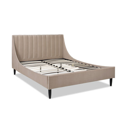 Aspen - Vertical Tufted Modern Headboard Platform Bed Set