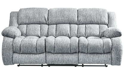 Stonic - Reclining Sofa, Love And Chair - Gray