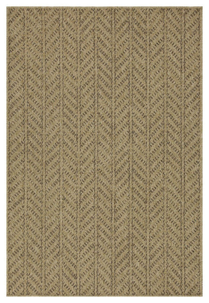 Earth - 7'10" X 10'3" Indoor / Outdoor Area Rug - Mocha / Natural