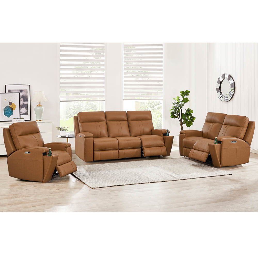 Venice - Power Headrest Zero Gravity Reclining Loveseat - Brown