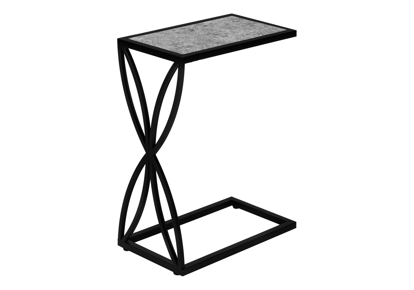 Accent Table C - Shaped, Modern - Gray