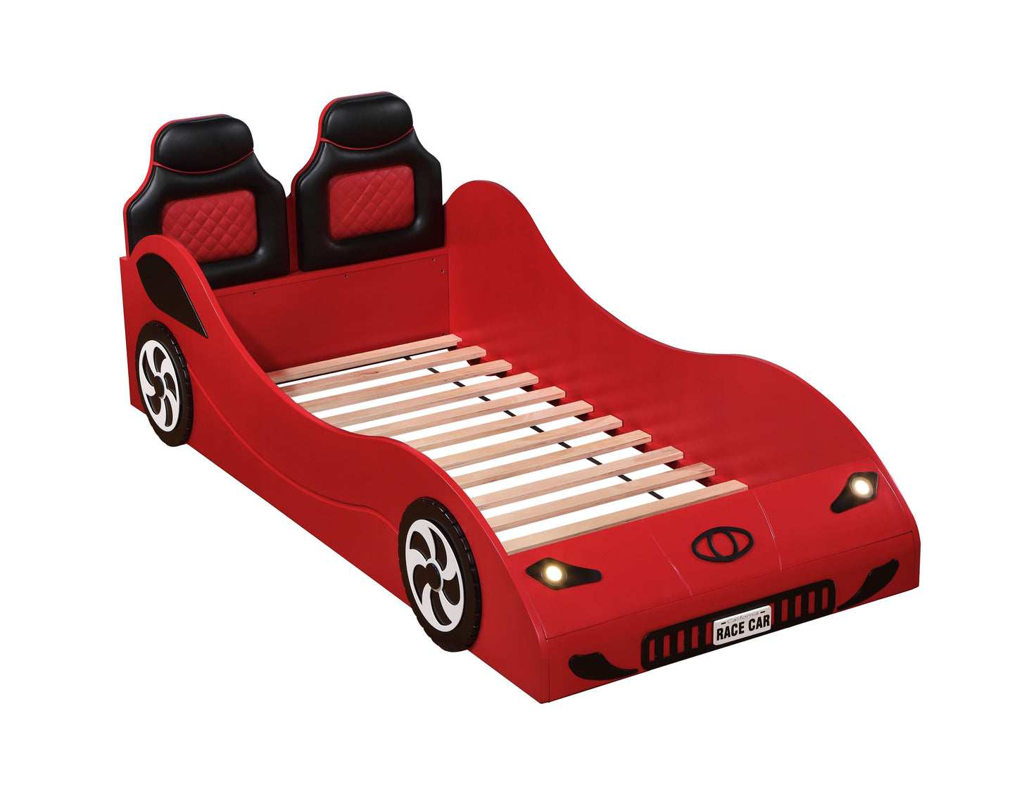 Colen - Twin Car Bed With LED