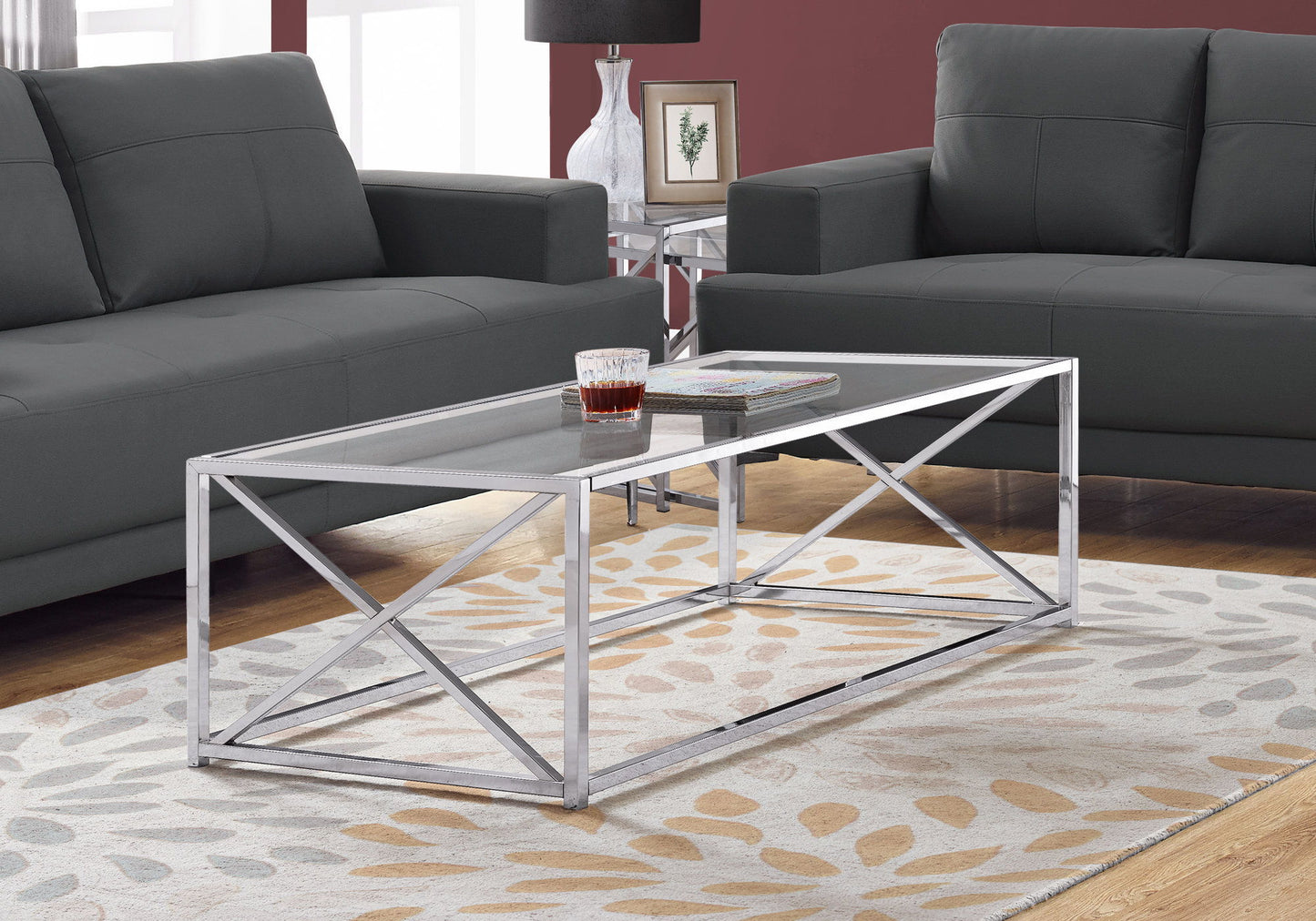 Table, Rectangular, Contemporary & Modern - Chrome