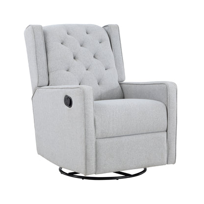 Milah - Gliding Swivel Recliner Tufted