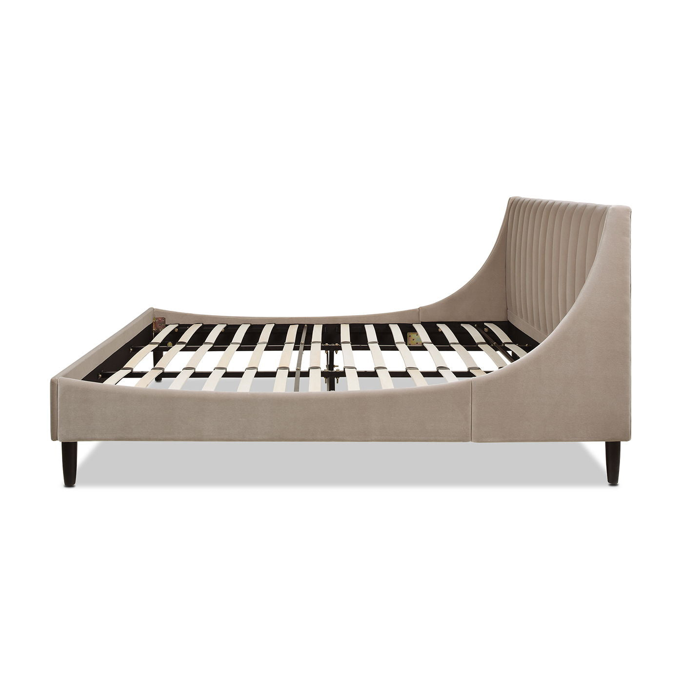 Aspen - Vertical Tufted Modern Headboard Platform Bed Set