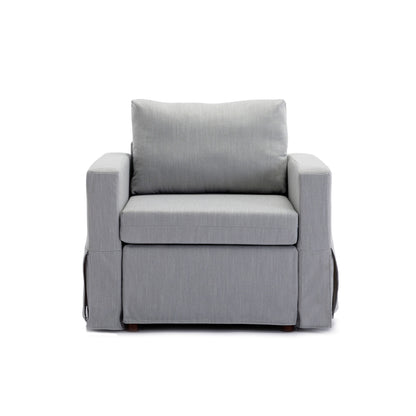 Single Seat Module Sofa Sectional Couch Seat Cushion And Back Cushion Removable And Washable