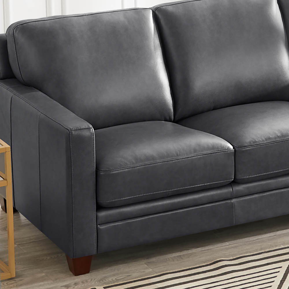 Naples - Leather Loveseat