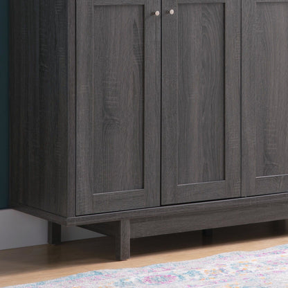 Buffet Four Door With Six Shelves - Gray