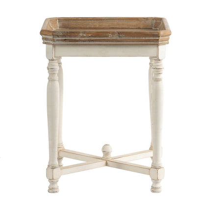 Square Alcott Side Table - White