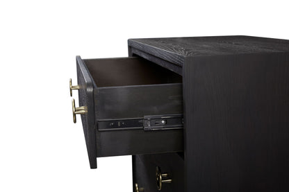 Peppercorn - 5 Drawer Chest - Black