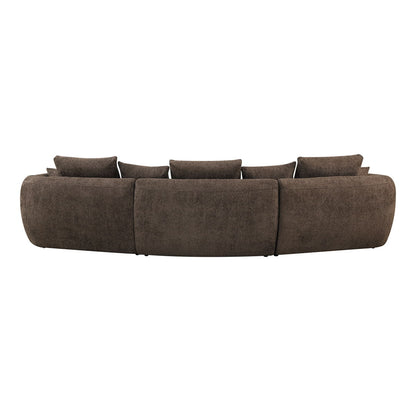 Bash - Anthology Boucle Sofa With Pillows - Brown