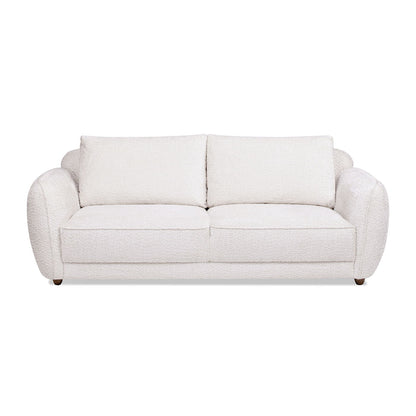 Sharon - Puffy Arm Sofa - Alpaca Off-White