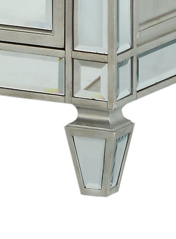 Varian - Mirrored Dresser - Silver