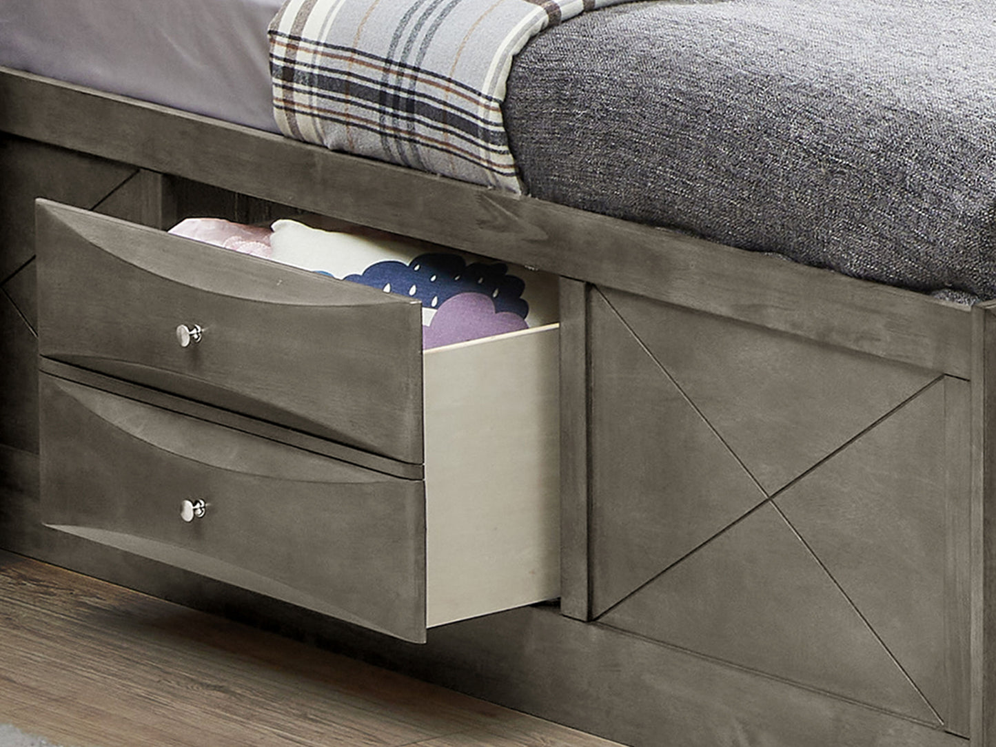 Marilla - Bookcase Storage Bed