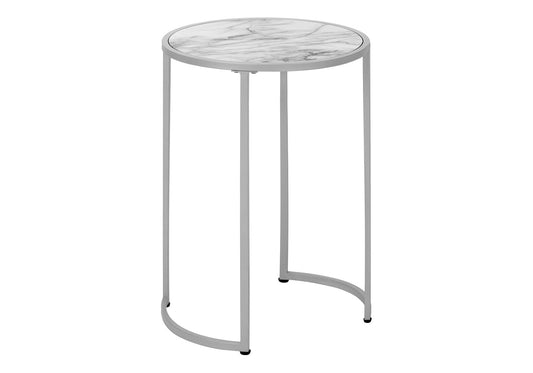 Round Accent Side Table, Contemporary & Modern