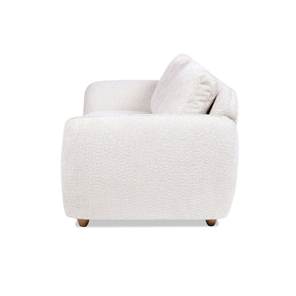 Sharon - Puffy Arm Sofa - Alpaca Off-White