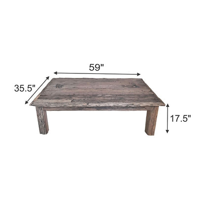 Rustic Coffee Table - Wood