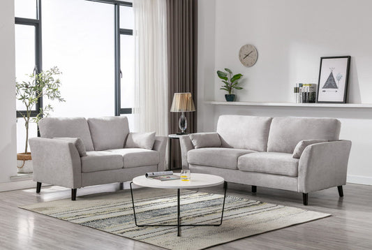 Damian - Woven Fabric Sofa Set