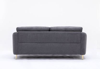 Yuina - Linen Sofa - Gray