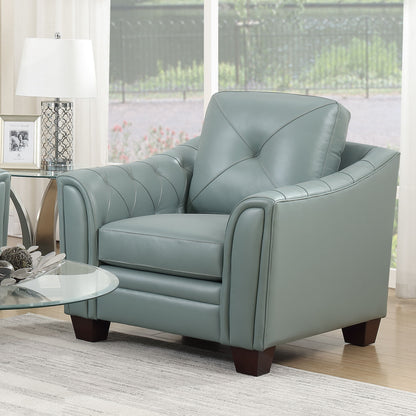 Modern Tufted Leather Chair