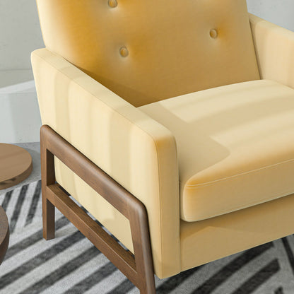 Cole - Solid Wood Lounge Chair